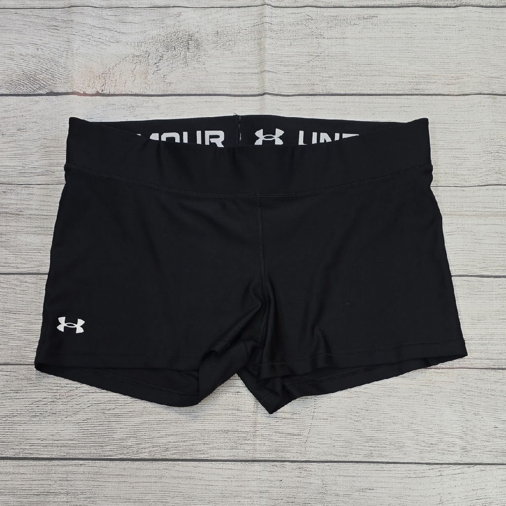 Under Armour Black Athletic Compression Shorts Size XL